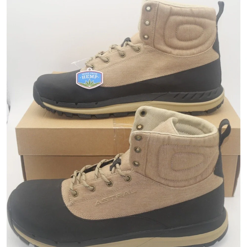 NEW Astral Halestorm Boots Men's 12 Hiking Winter All Weather Tan Black